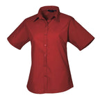 burgundy pr302 premier blouse