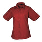 burgundy pr302 premier blouse