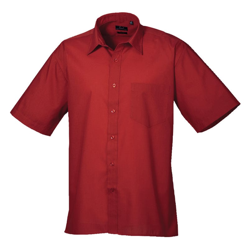 burgundy premier pr202 shirt