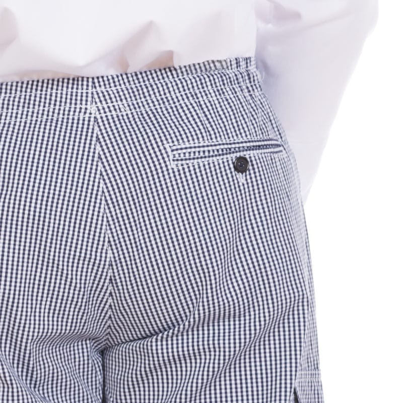 button rear pocket elasticated waist