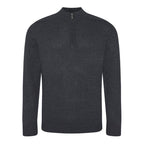 charcoal jersey knit sweatshirt