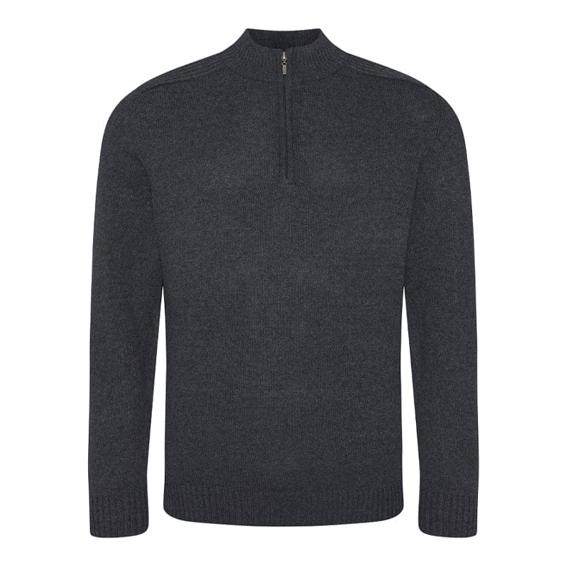 charcoal jersey knit sweatshirt