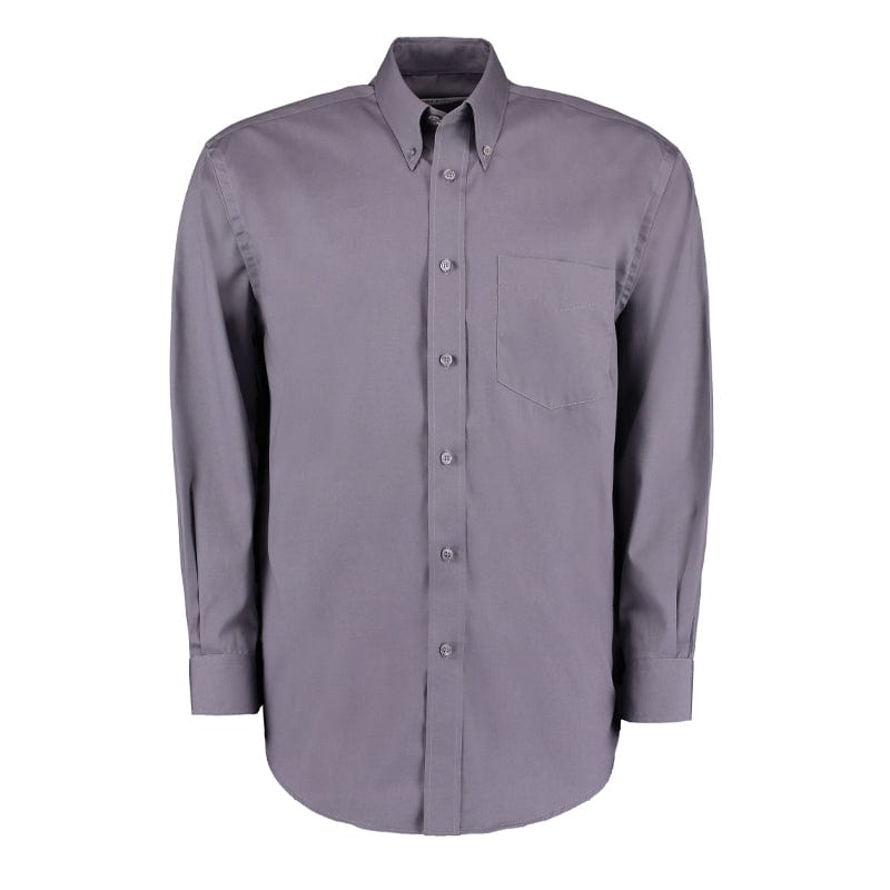 charcoal mens long sleeve shirt kk105