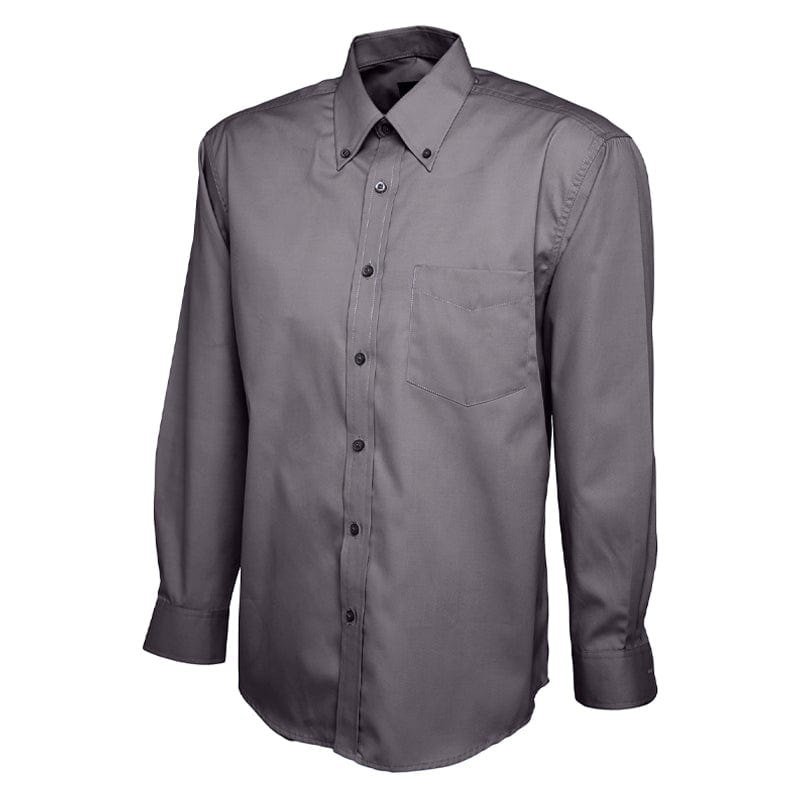 charcoal mens uneek uc701 shirt
