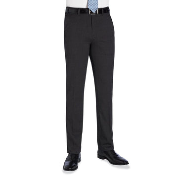 charcoal pindot mens officewear trousers