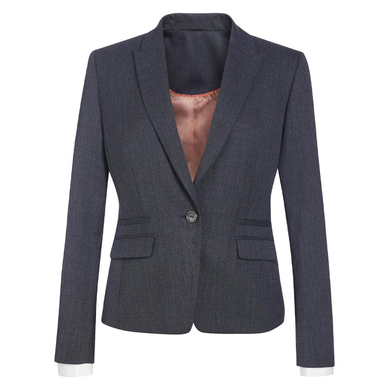 charcoal pindot rosewood slim jacket