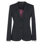 charcoal pindot tailored fit jacket