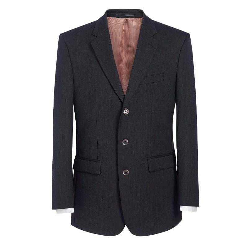 charcoal three button blazer 5984