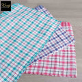 checkered tea towels x10