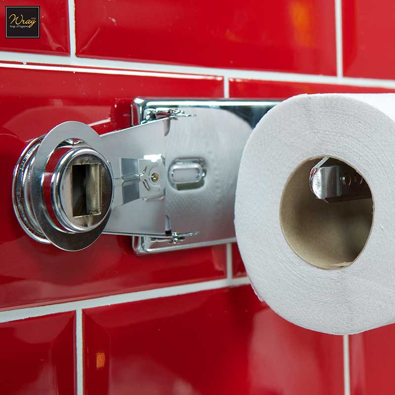 chrome toilet roll dispenser