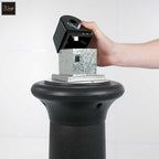 cigarette butts opening ash bin