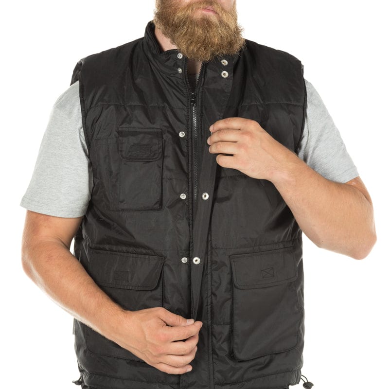 classic body warmer s415 studded buttons