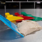 colour coded dough scraper