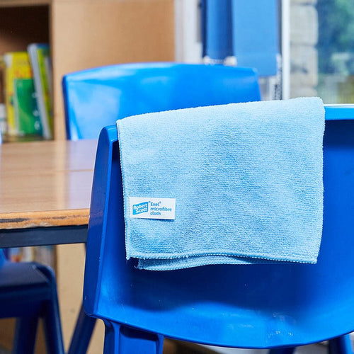 colour coded office cleaning cloth