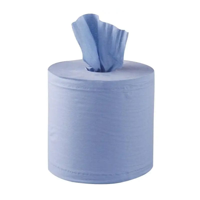 Coreless Centrefeed 120M Blue Hygiene Paper Rolls Coreless Centrefeed 120M Blue Hygiene Paper Rolls