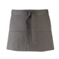 dark grey 3 pocket apron