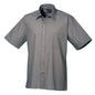 dark grey poplin shirt pr202