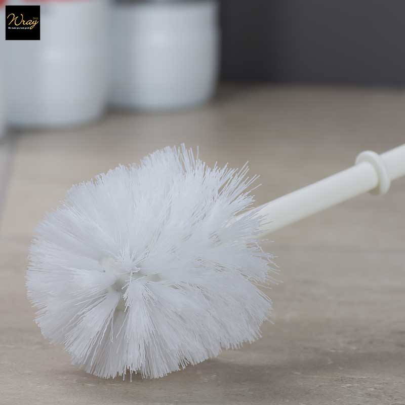 domed head plastic toilet brush