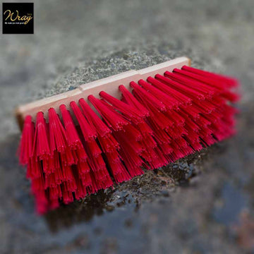 Yard Brush 13'' Red PVC