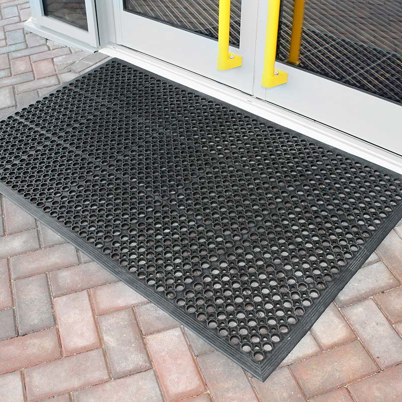 Black Rubber Rampmat