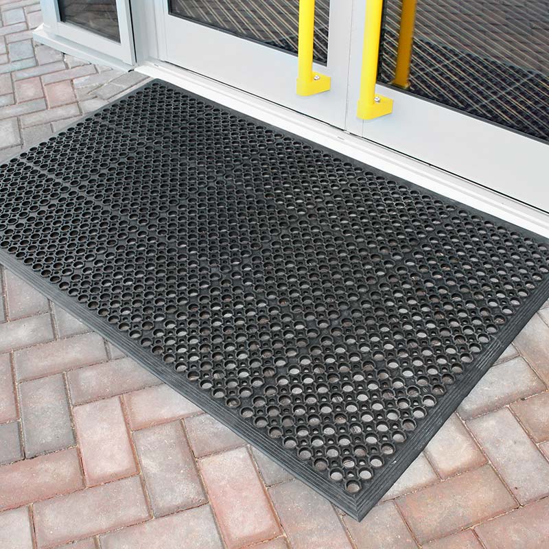 durable rubber ramp mat