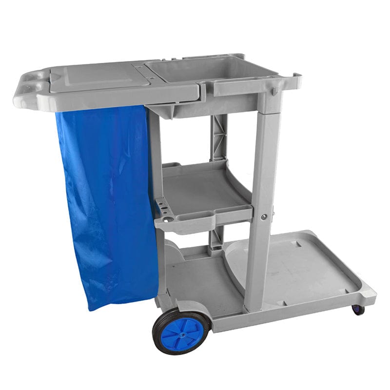 empty janitorial trolley