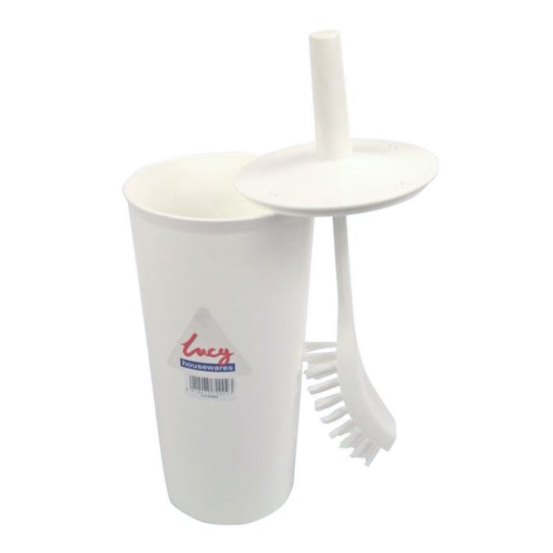 enclosed toilet brush and holder