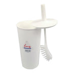 enclosed toilet brush and holder