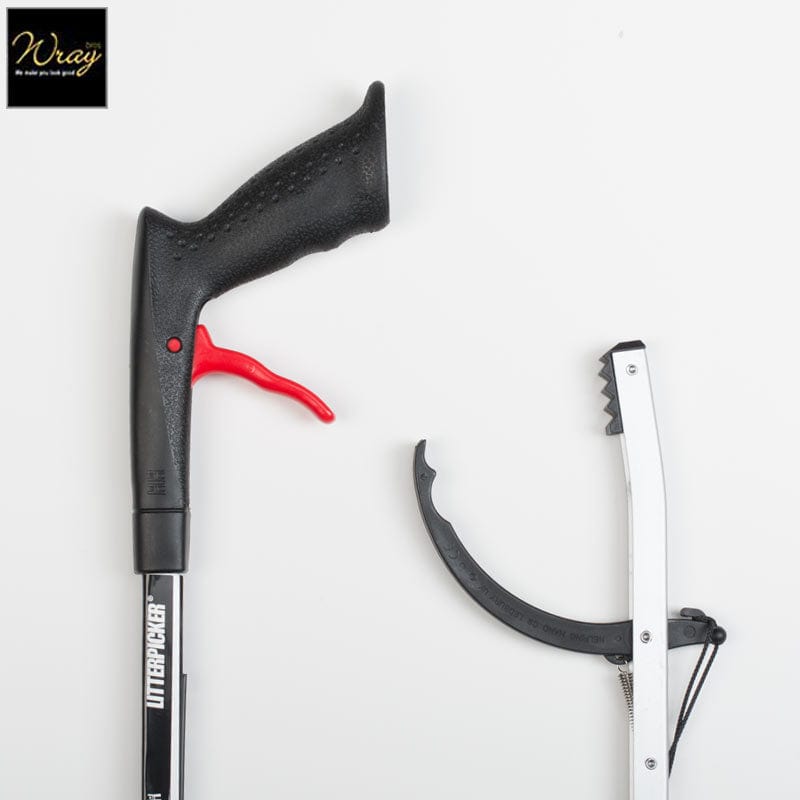 ergonomic mechanical litter picker