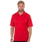 fire red mens sports polo jc040