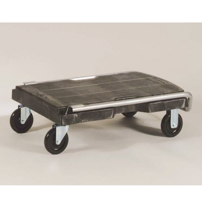 foldable rubbermaid triple trolley