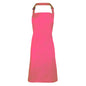 fuchsia colous bib apron