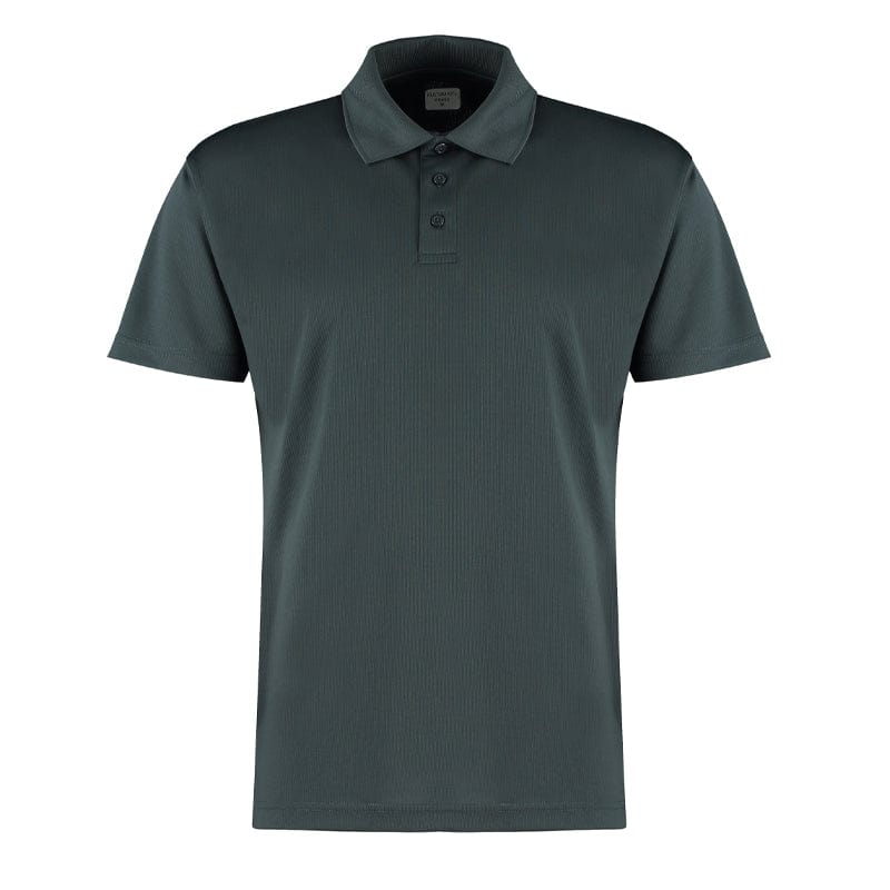 graphite micro mesh poloshirt