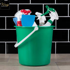 green 7.5 litre round bucket