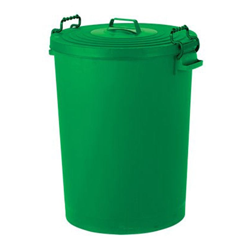 green colour coded dust bin