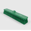 green colour coded stiff broom head