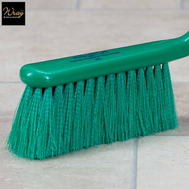 green hygiene brush