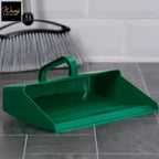 green lightweight dust pan