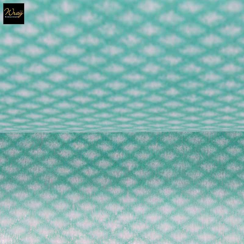 green lightweight wiper roll