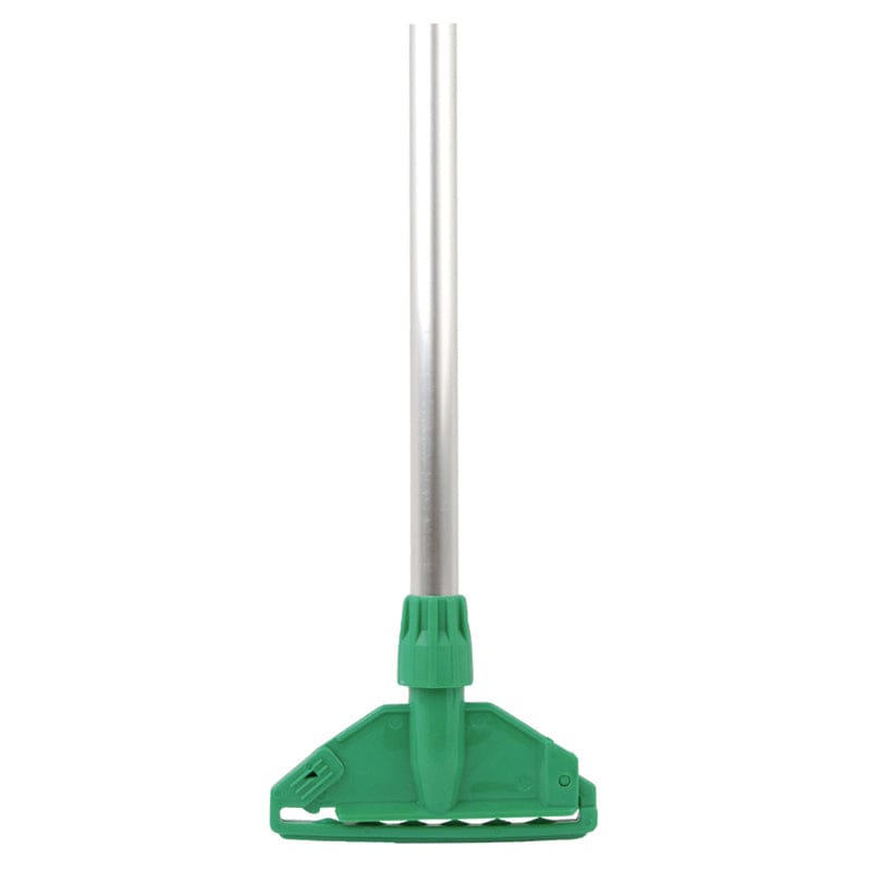 green plastic mop holder