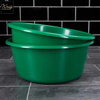 green washing up bowls