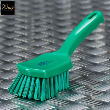 green worktop cleaning brush