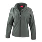 grey breathable softshell jacket