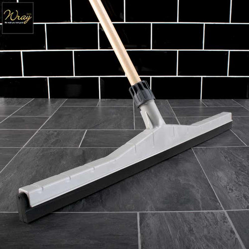 grey heavy duty plastic floor squeegee