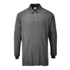 grey industrial workwear anti static poloshirt
