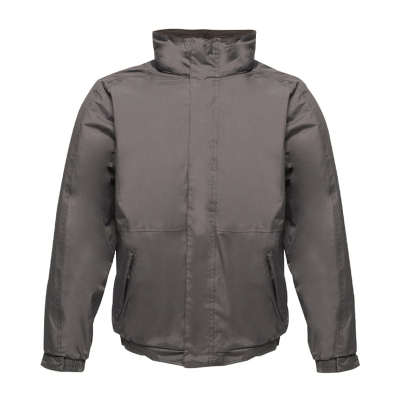 grey studded storm flap jacket