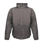 grey studded storm flap jacket