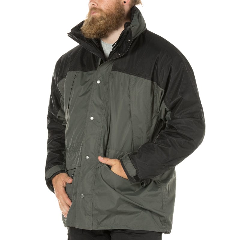 grey weather protection jacket