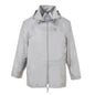 grey wet weather zip jacket