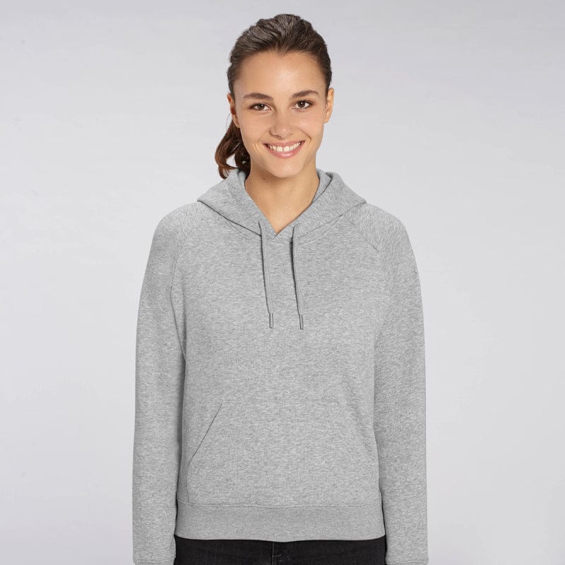 heahter grey stanley stella premium hoodie
